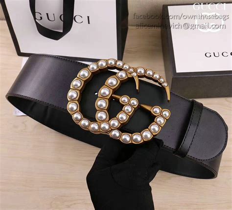 gucci belt with pearls cheap|gucci belt double g buckle.